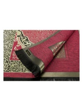 Ekonomik Osmanlı Tafta Seccade - 0150 - Bordo thumbnail 4