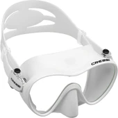 Cressi F1 Frameless Yetişkin Dalış Maskesi Beyaz - 6