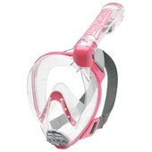 Cressi Duke M-L Beden Tam Yüz Maske Şeffaf-Pembe - 7