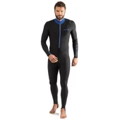 Cressi Skin Man 1 mm Siyah-Mavi Tek Parça Dalış Elbisesi XLarge - 3