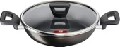 Tefal Titanyum 2X XL 24 cm Difüzyon Tabanlı Kapaklı Sahan - 2100123254 - 1