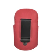 Hakiki Deri Stetoskop Tutucu Organizer Holder Kırmızı thumbnail 5