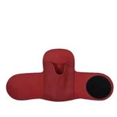 Hakiki Deri Stetoskop Tutucu Organizer Holder Kırmızı thumbnail 1