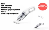 Kablosuz Şarjlı Taşınabilir Type-C Ev Süpürgesi - 1