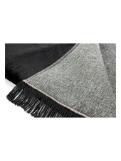 Çeyizlik Kutulu Astarlı Süngerli Hediyelik Kalın Kadife Seccade Siyah thumbnail 5