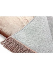 Çeyizlik Kutulu Astarlı Süngerli Hediyelik Kalın Kadife Seccade Pembe thumbnail 5