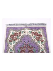 Lüks Gülce Şönil Seccade - 0260 - Lila Renk thumbnail 3