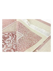 Lüks Açık Renk Osmanlı Tafta Seccade - 0210 - Kırmızı Renk thumbnail 3