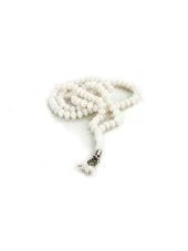 Kristal Görünümlü 99' lu Tesbih Mevlüt Hac Umre Hediyelik 10 adet Beyaz thumbnail 3