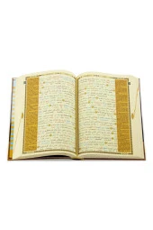 Kuranı Kerim ve Satır Arası Kelime Kelime Türkçe Okunuşu ve Meali - Kelime Meal - Orta Boy - Bilgisayar Hatlı thumbnail 4