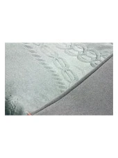 Çeyizlik Kutulu Astarlı Süngerli Hediyelik Kalın Kadife Seccade Mavi thumbnail 6