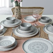 Keramika Stone Nordic Yemek Takımı 24 Parça 6 Kişilik 21426-27 - 7