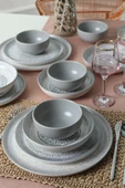 Keramika Stone Nordic Yemek Takımı 24 Parça 6 Kişilik 21426-27 thumbnail 2