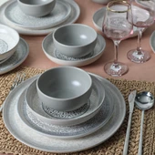 Keramika Stone Nordic Yemek Takımı 24 Parça 6 Kişilik 21426-27 - 6