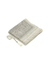 Mihraplı Şönil Lüks Seccade - Gri Renk thumbnail 2