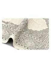 Mihraplı Şönil Lüks Seccade - Gri Renk thumbnail 3