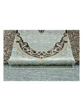 Ekonomik Osmanlı Tafta Seccade - 0150 - Yeşil thumbnail 2