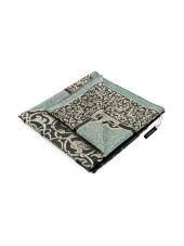 Ekonomik Osmanlı Tafta Seccade - 0150 - Yeşil thumbnail 4