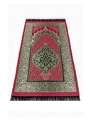 Tek Parça Namaz Elbisesi - Fuşya- 5015  ve  Seccade  ve  Zikirmatik - Üçlü Takım thumbnail 7