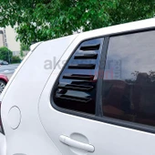 Vw Golf 4 İçin Kelebek Cam Vizörü Kaplaması Piano Black - 1