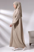 Tek Parça Namaz Elbisesi - Vizon - 5015 - 4