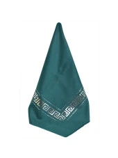 Pano Desenli Varaklı Yeşil Örtü thumbnail 1