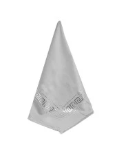 Pano Desenli Varaklı Gri Örtü thumbnail 1