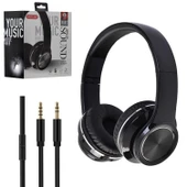 MDR-361 Kablolu Pc Kulak Üstü Kulaklık 3.5mm Jack Mikrofonlu - 1