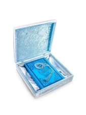 Babalar Gününe Özel Şık Kadife Kutulu Kur'an İnci Tesbih Seti thumbnail 1