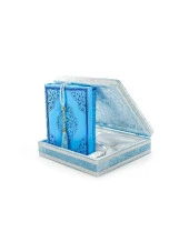 Babalar Gününe Özel Şık Kadife Kutulu Kur'an İnci Tesbih Seti thumbnail 3