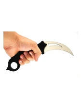Ahşap Karambit - Cs Go Karambit Oyuncak - Eğitici Oyuncak - Siyah - 2
