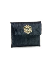 Şantuk Kumaş Kaplı Yasin Kitabı - Çanta Boy - İsme Özel Plakalı - Seccadeli - Tesbihli - Keseli - Siyah Renk - Mevlid Hediyeliği thumbnail 4