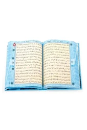 Kuranı Kerim - Sade Arapça - Orta Boy - Sesli - Mavi - Bilgisayar Hatlı thumbnail 3
