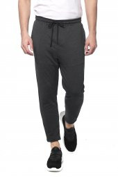 Erkek Slim Fit Beli Lastikli Bağcıklı Spor Jogger Pantolon - 5