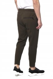 Erkek Slim Fit Beli Lastikli Bağcıklı Spor Jogger Pantolon - 10