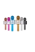 Auris Kaliteli Tv50 Karaoke Mikrofon Hoparlörlü Usb Flash Tf Kart Destekli Ses Değiştirme Efektli - 1
