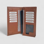 Lederax Telefon Bölmeli Mıknatıslı Portföy Kartlık Uzun Cüzdan LD505 thumbnail 1