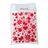Takviyeli Poşet Kalpli Beyaz 33x45 (20 Paket: 1000 Adet) - 2