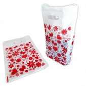Takviyeli Poşet Kalpli Beyaz 33x45 (20 Paket: 1000 Adet) - 4