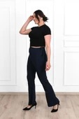 Kadın Büyük Beden İspanyol Paça Tayt 6162-23 - 9