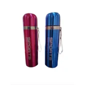 Sports 500 Ml Paslanmaz Çelik  Mavi Ve Pembe Çift  Termosu - 1