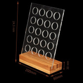 Makcoffee NESPRESSO KAPSÜL KAHVE STANDI AYAKLI 20 KAPASİTELİ KAYIN AĞACI TABANI NESPRESSO KAPSÜLÜ UYUMLU + 10 Adet Kapsül Hediye - 2