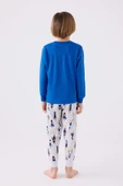 Rolypoly Erkek Çocuk Uzun Kol Cobalt Pijama Takımı 3442 thumbnail 3