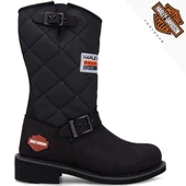 Harley Davidson 025G100071 Laconıa 644 Deri Kısa Kadın Çizme thumbnail 3