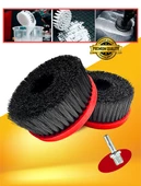 Profesyonel 3 Parça Su Sıçratmayan Orta Sert  Koltuk | Halı | Oto Kuaför | Yıkama Polisaj Fırçası thumbnail 3