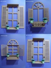 Ahşap Panjur Dekoratif Panjur Pencere Model ( Dekoratif Ve Şık ) - 1