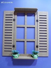 Ahşap Panjur Dekoratif Panjur Pencere Model ( Dekoratif Ve Şık ) - 2