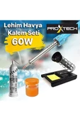 Full Takım 60w Lehim Makinesi - Kalem Havya -Leyim Tel -Pasta Stand -Silikon Tabancası,Lehim Pompası - 3