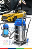 Profesyonel  Yüksek Vakum Gücü 3 Motorlu Islak -Kuru Krom Kazanlı Süpürge 3600W Aksesular Hediyeli - 5