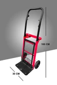 Pratik Genel Kuklanım Yükseklik Ayarlı Çok Amaçlı El Arabası Yük Taşıma Arabası thumbnail 4